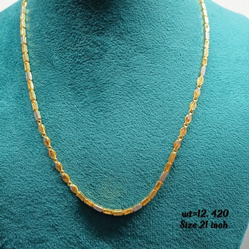 916 gold handmade chain by Suvidhi Ornaments