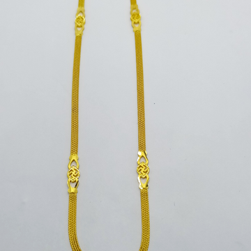 22k bold gold chain for ladies by Suvidhi Ornaments