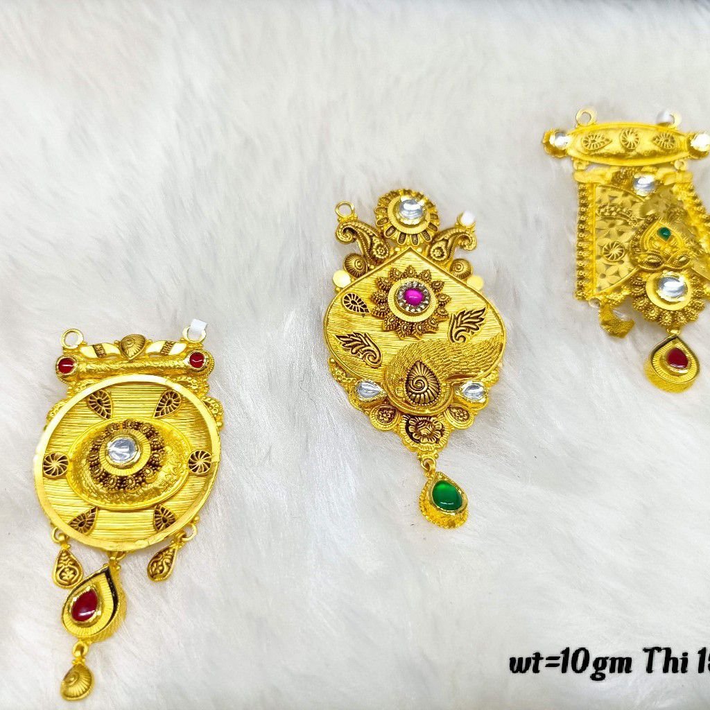 22crt Gold Antique Mangalsutra Pendants