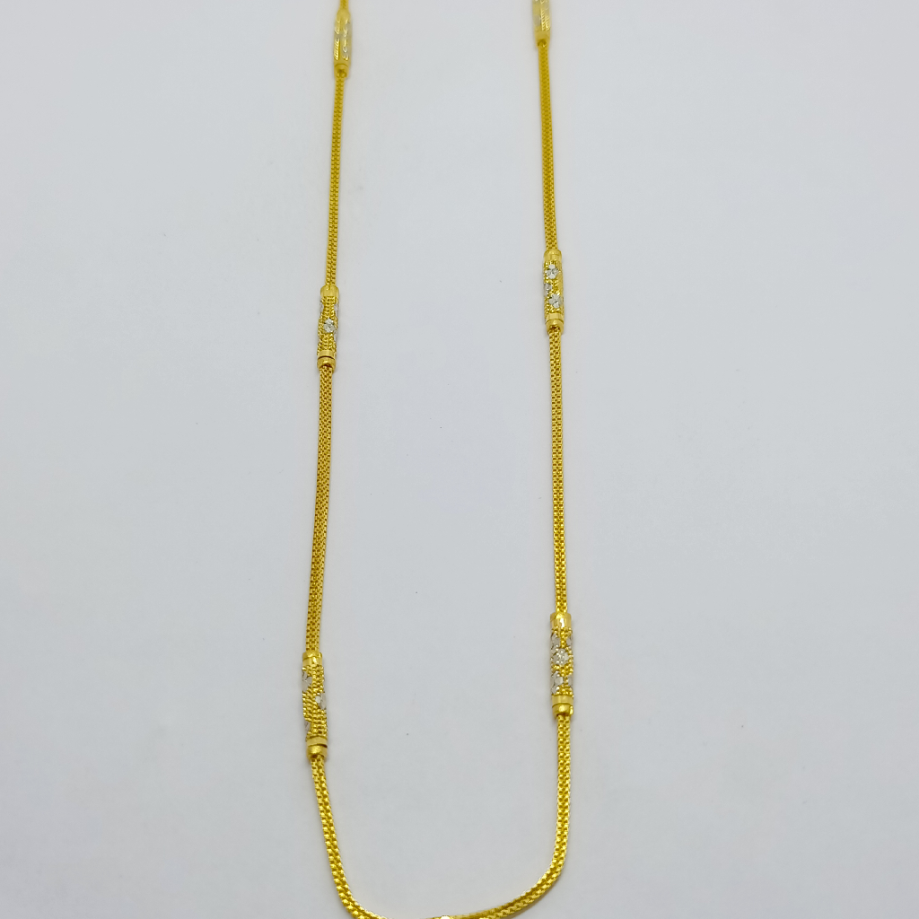 22crt Pipe Gold Chain