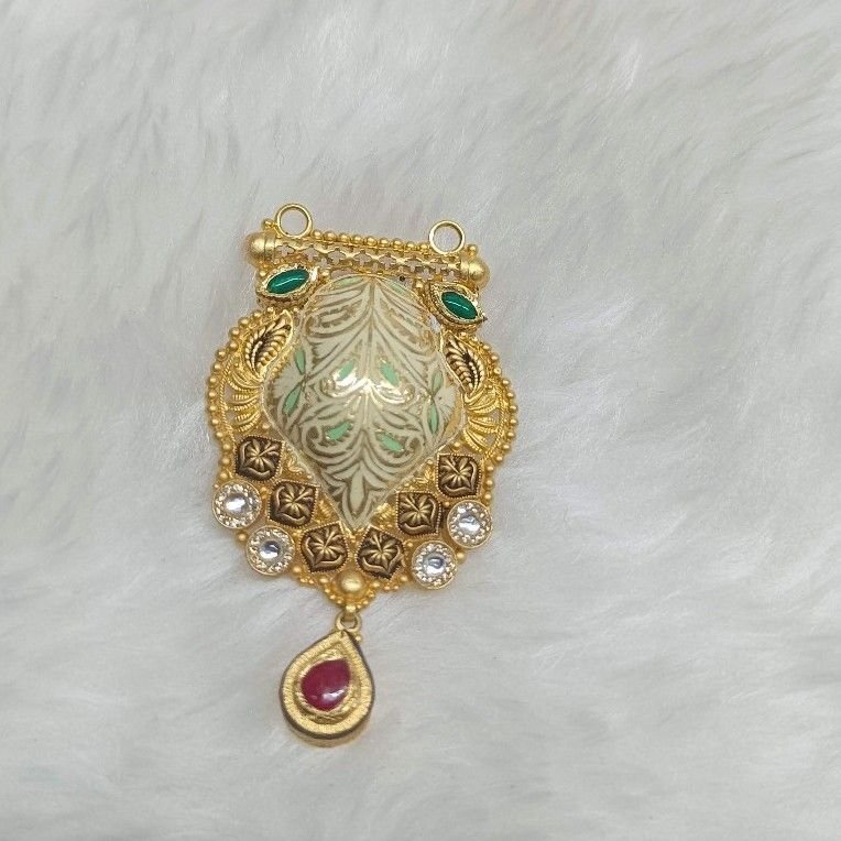 916 gold antique mangalsutra pendants