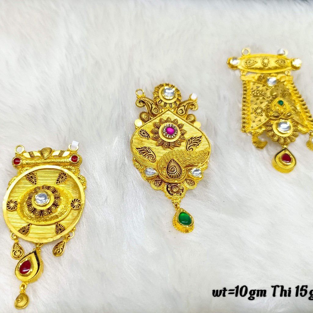 22crt Gold Antique Mangalsutra Pendants