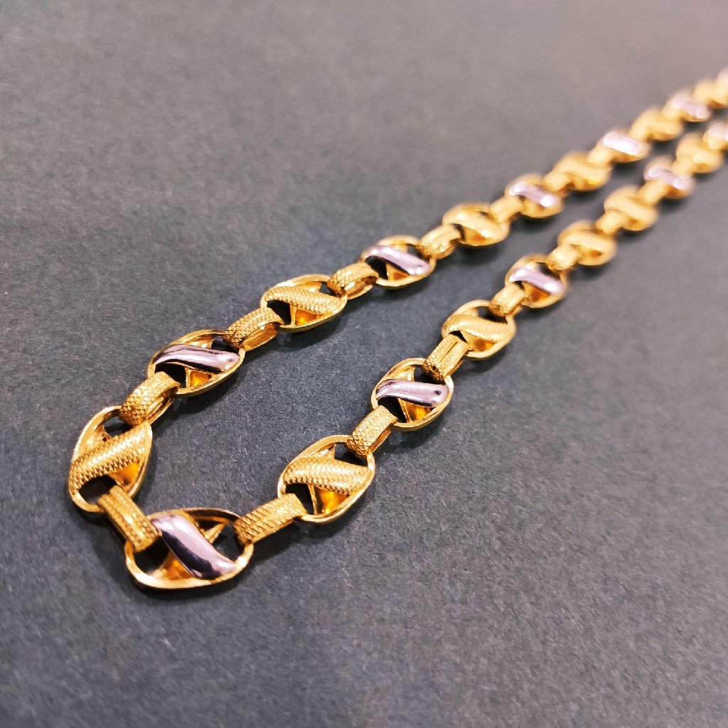 916 gold indo lotus chain