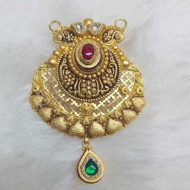 22crt gold antique mangalsutra pendants