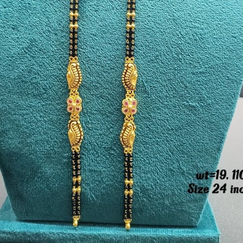 22crt  Gold Antique Mangalsutra