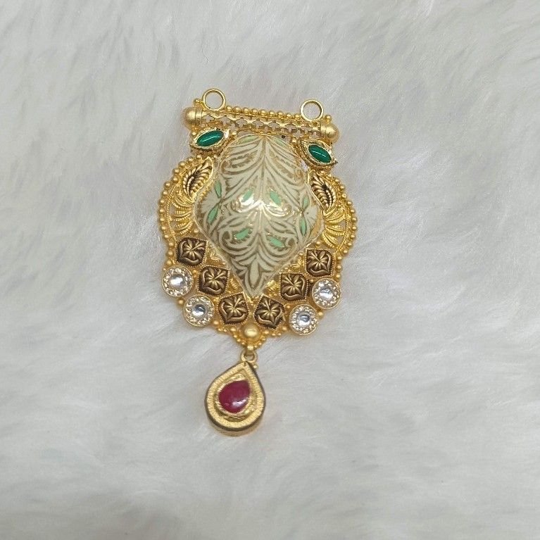 916 gold antique mangalsutra pendants