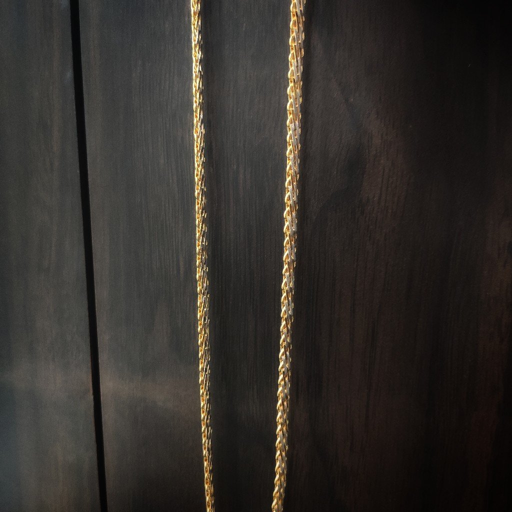 916 gold fancy handmade chain