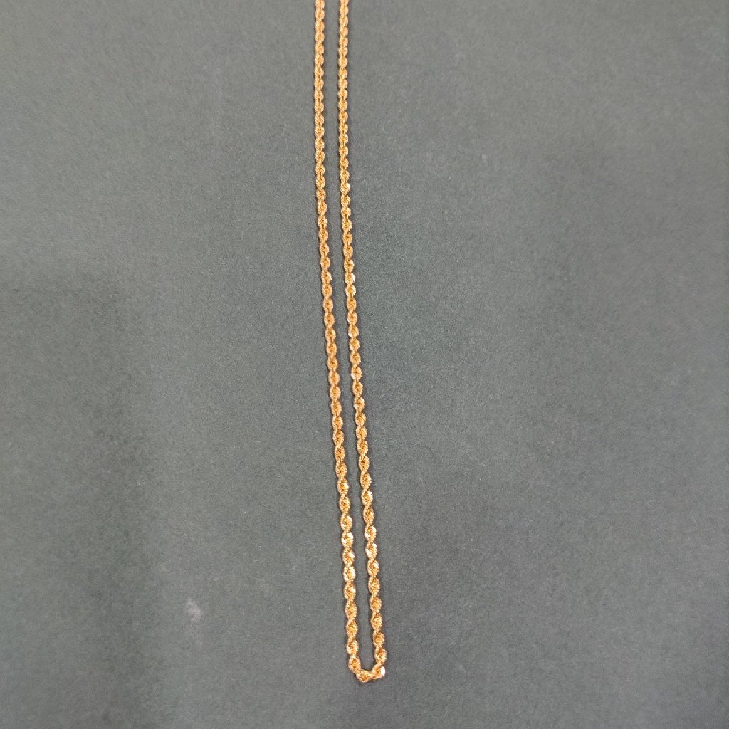 22 carat 916 gold lightweight chain